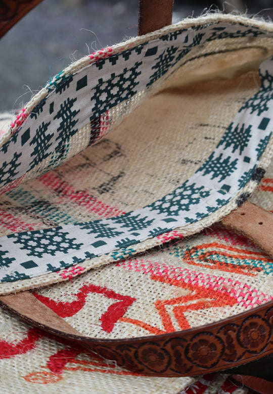 Upcycled Coffee Sack Bag